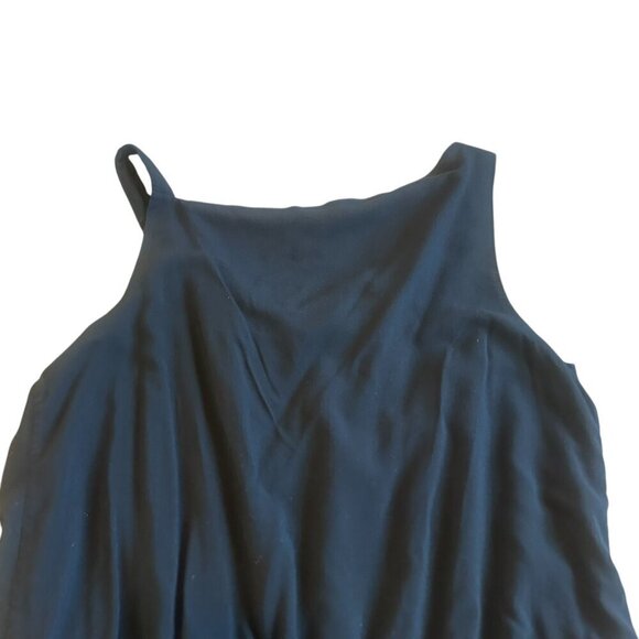 Theory Jaylyn Rove Black Sleeveless Dress A-Line Black Stretch Size 10 Women's - Picture 8 of 12